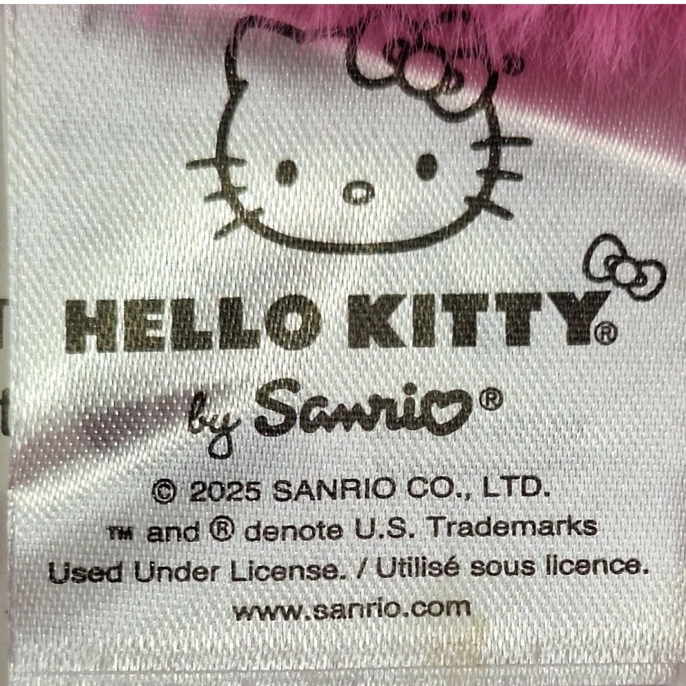 Hello Kitty by Sanrio Hooded Blanket Wrap Pink Comfy Throw Loungewear Y2K Sleep
